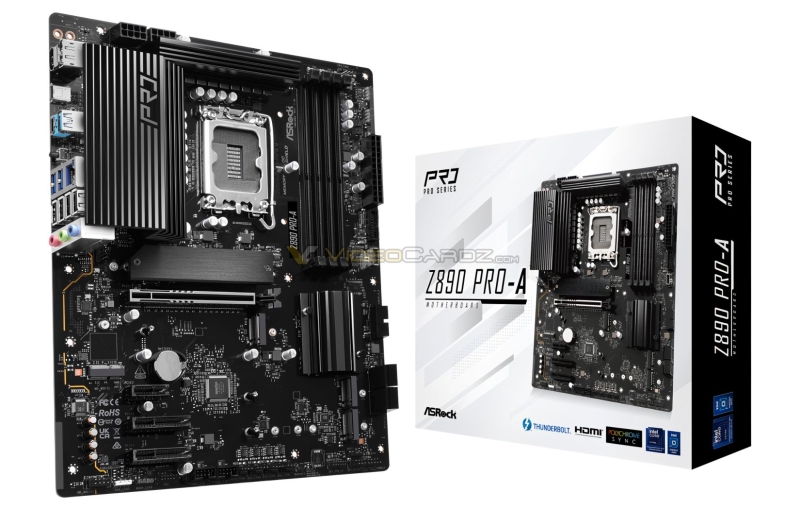 Материнские платы ASRock Z890 для Intel Arrow Lake-S показались на изображениях