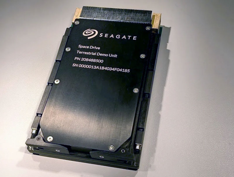 SSD Seagate испытают в открытом в космосе — это нужно для орбитальных хранилищ данных и ИИ