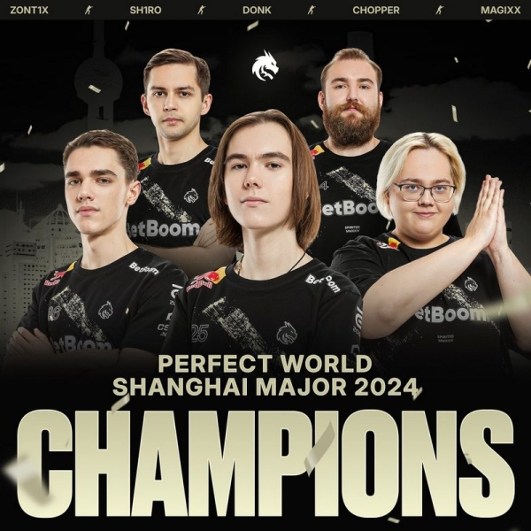 Team Spirit стала чемпионом Perfect World Shanghai Major 2024 по Counter-Strike 2 и выиграла $500 тысяч