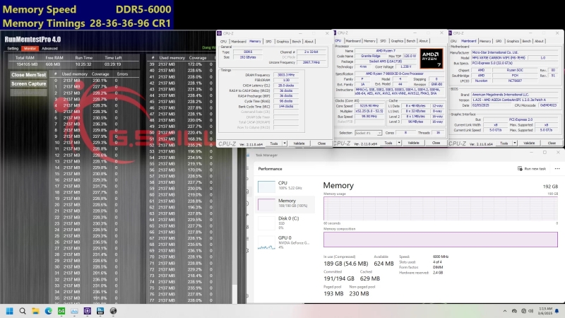 G.Skill представила самую быструю память DDR5 для AMD Ryzen — низкие задержки, до 8000 МТ/с и до 192 Гбайт