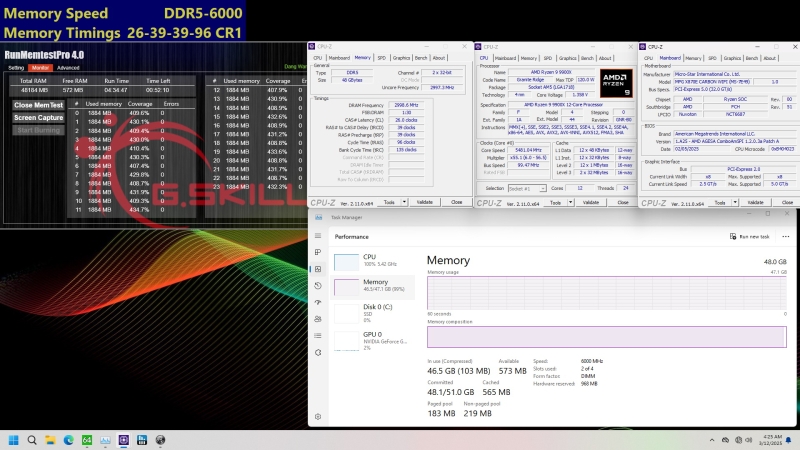 G.Skill представила самую быструю память DDR5 для AMD Ryzen — низкие задержки, до 8000 МТ/с и до 192 Гбайт